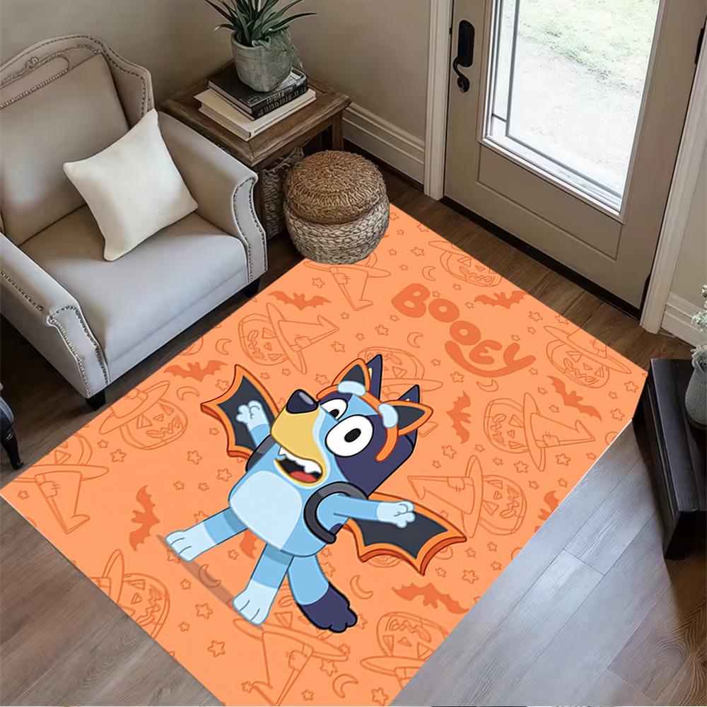 Bluey's Colorful Adventures Floor Rug Office Rug Suitable for Playrooms Study Room Entryway Decorate Room Antislip Carpet Decorate Offices