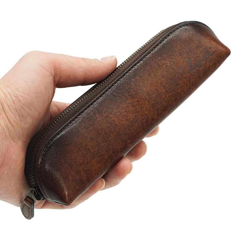 Lugard Aoki Kaban Pencil Genuine Cowhide 5184 Size Case, Compact, Casual, G3, Leather, Men's, Business, Gift, No. (Brown, 50)