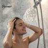 Bathroom Shower Head Head, 3D Printed Hollow Woven Rainfall Sprayer, Clog-Free Easy Clean Installation Accessory 360 Degree
