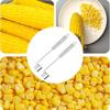 Corn Cob Stripper Stainless Steel Ergonomic Remover 2pieces Corn On The Cob Peeler For Kitchen Vegetable Sweet Salad Home Prep