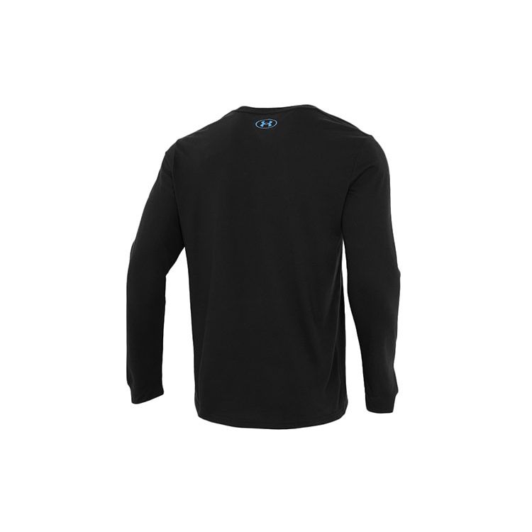 Under Armour Training Sports Round Neck Long Sleeve T-Shirt Men Tops Black 1361691-001