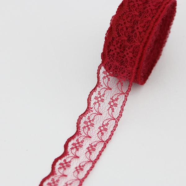(10 Yards/roll) 2.25cm White Lace Fabric Webbing Decoration Lovely Gift Packing Cotton Material