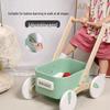 Wooden Baby Walker: Multifunctional Learning Trolley & Push Cart Toy