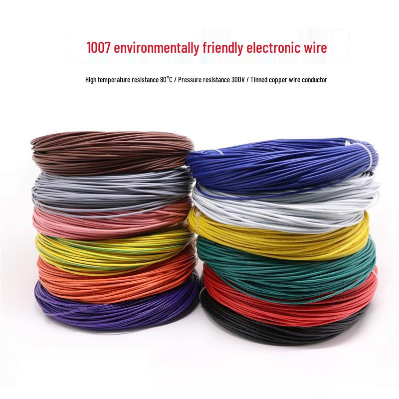US Standard 1007 16AWG Tinned Copper PVC Soft Wire for LED & Luminaire