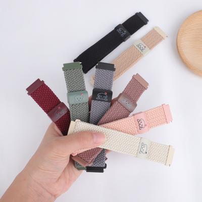 18 20 22mm Watch Straps for Amazfit Bip 6 5 Active 2 GTR/GTS 4/3 Magnetic Braided Bracelet Galaxy Watch 7/FE/5/6/4 Classic Band