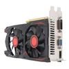 Grafikkarte 6GB GDDR5 192BIT Doppellüfter PCIE 2.0 16X Slot Unterstützt DVI VGA High-Definition Multimedia Interface Gaming-Grafikkarte