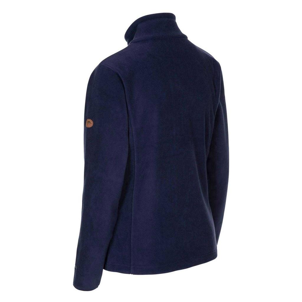 TRESPASS Womens/Ladies Trouper Leather Trim Full Zip Fleece Jacket