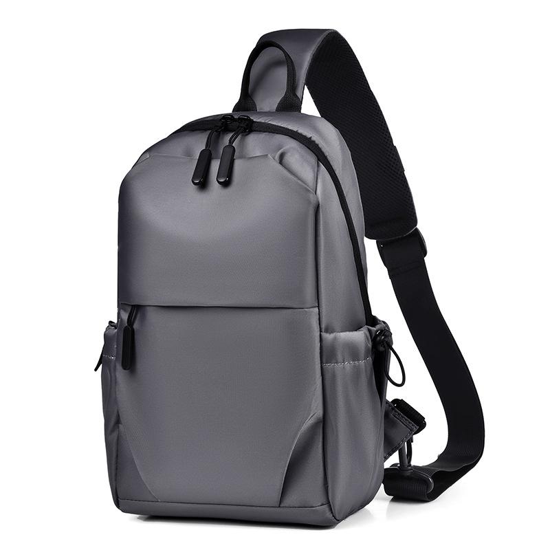 New Men's Fashion Simple Casual Chest Bag Cycling Back One Shoulder Crossbody Men's Breast Bag