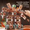 Kids DIY Nut Disassembly Toolbox Educational Simulated Screwing Puzzle