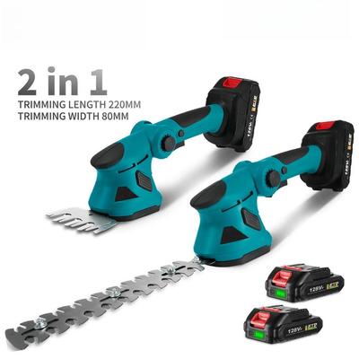 20000RPM 2 IN 1 Cordless Portable Lawn Mower Household Shrub Weeding Garden Power Tools Electric Hedge Trimmer