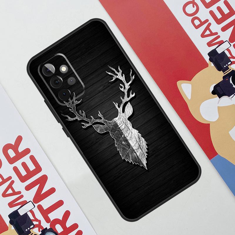 Deer Case For Samsung Galaxy A53 A16 A26 A36 A56 A55 A35 A15 A52 A32 A12 A33 A13 A14 A34 A54 A17