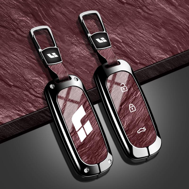 Car Key Case For Li Auto L9 For Li Lixiang L7 L8 Car Keychain For Lixiang Li Auto L9 Keychain Zinc Alloy Car Key Case