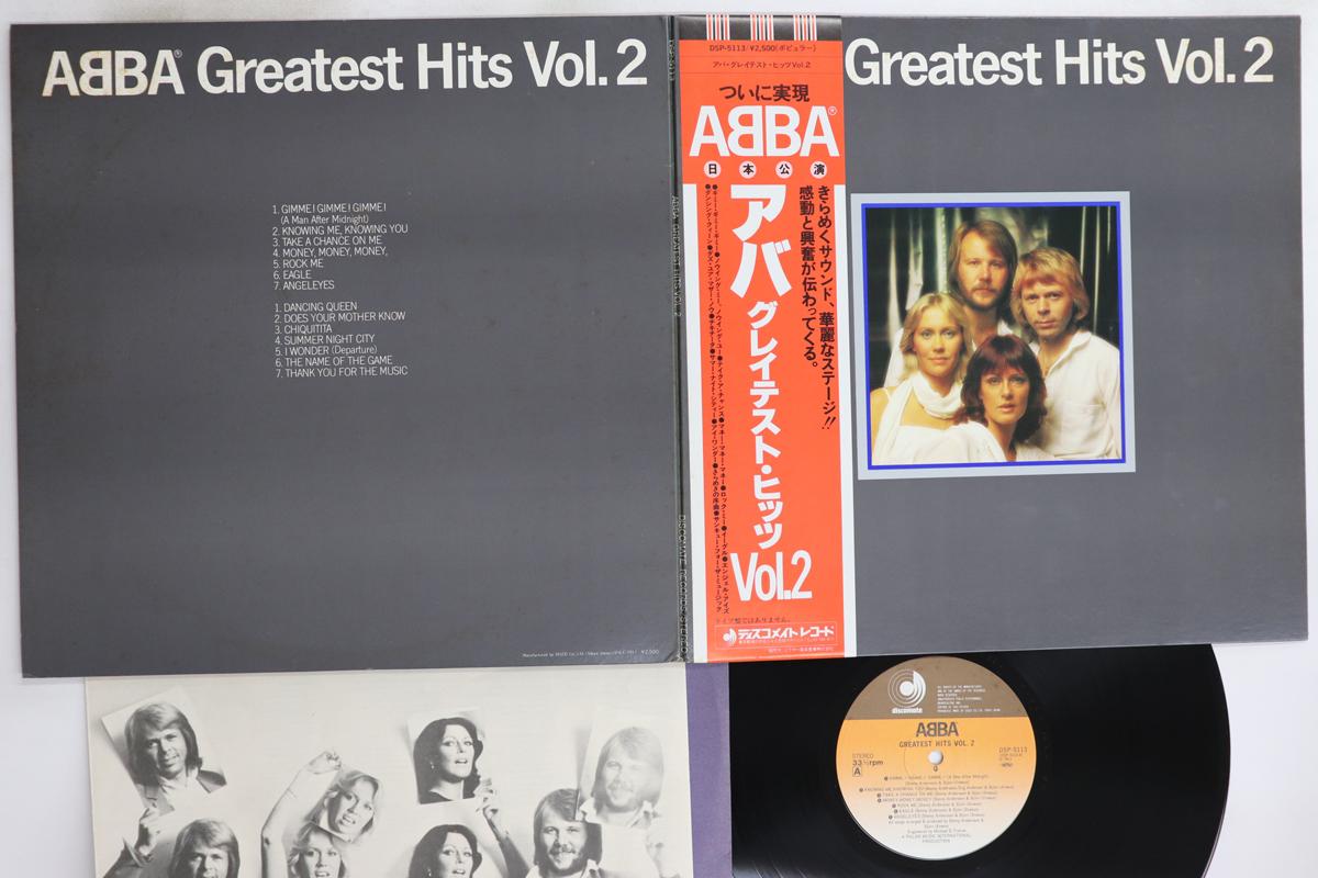

LP Record ABBA - Greatest Hits Vol 2 DSP5113 DISCOMATE 1979 Japan Obi Pop Used