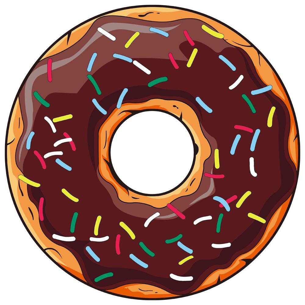 Dessert Fun Alien Strandtuch Ultrafeines Faserhandtuchgewebe Strand Strand Bequemes Kissen Sommer Schwimmen Dopamin Badetuch