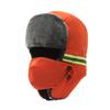 Winter thermal hat, windproof and cold-proof headgear, outdoor reflective labor protection, ear protection, mask, thickened cotton hat.