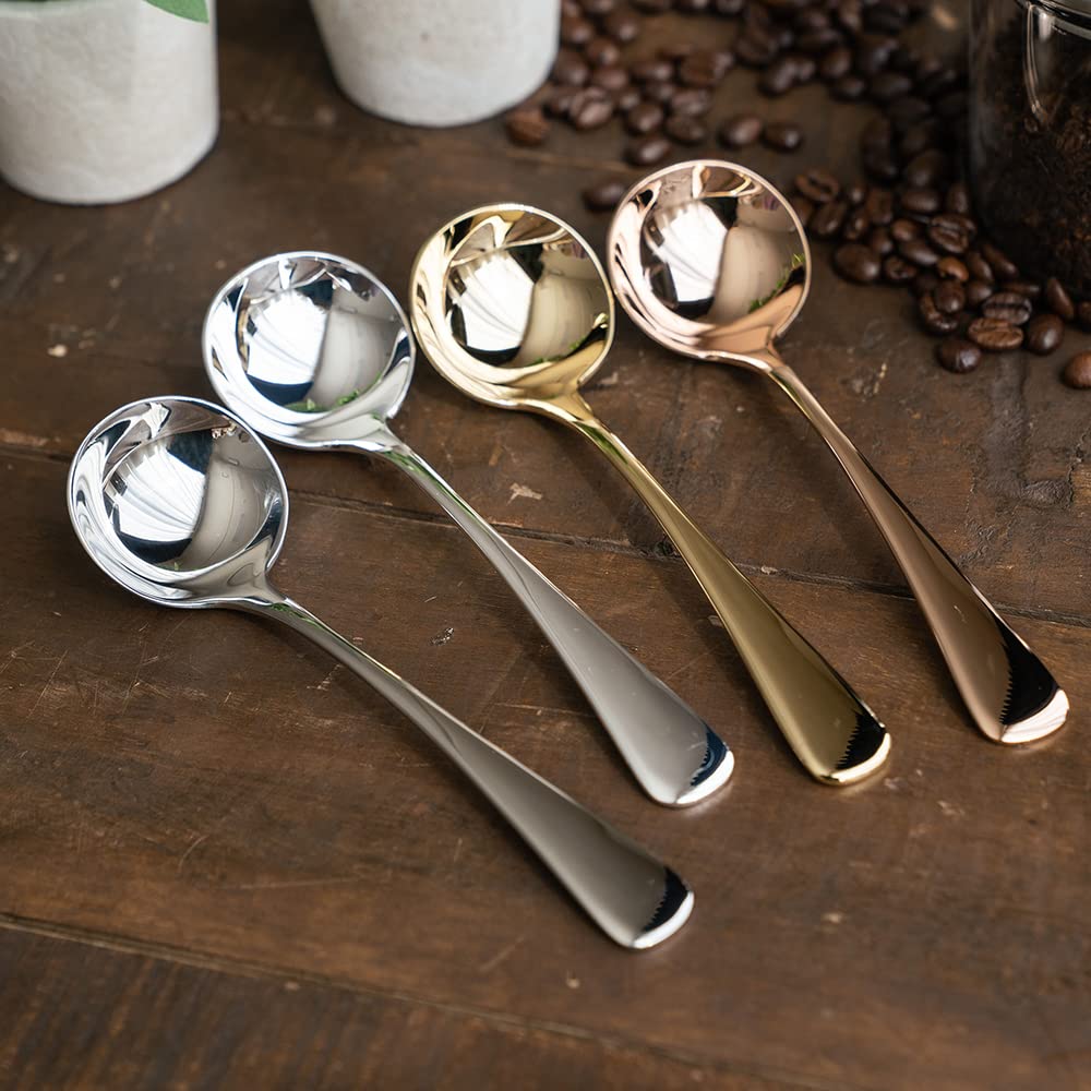 Aoyoshi Coffee Measure, Gold, W40 x D25 x H153mm, Cupping Spoon, 511639