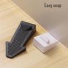 Transparent Windproof Door Stopper & Bumper – Anti-Collision Rubber Wedge