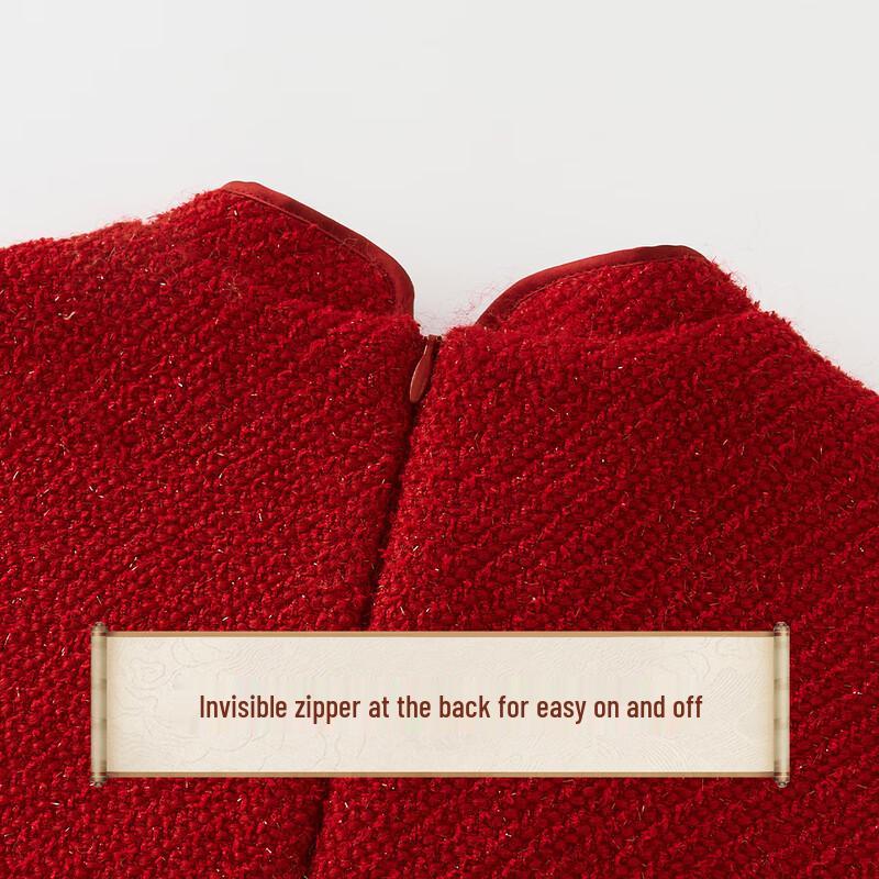 YEEHOO Girls' New Chinese Style Sleeveless Winter Dress