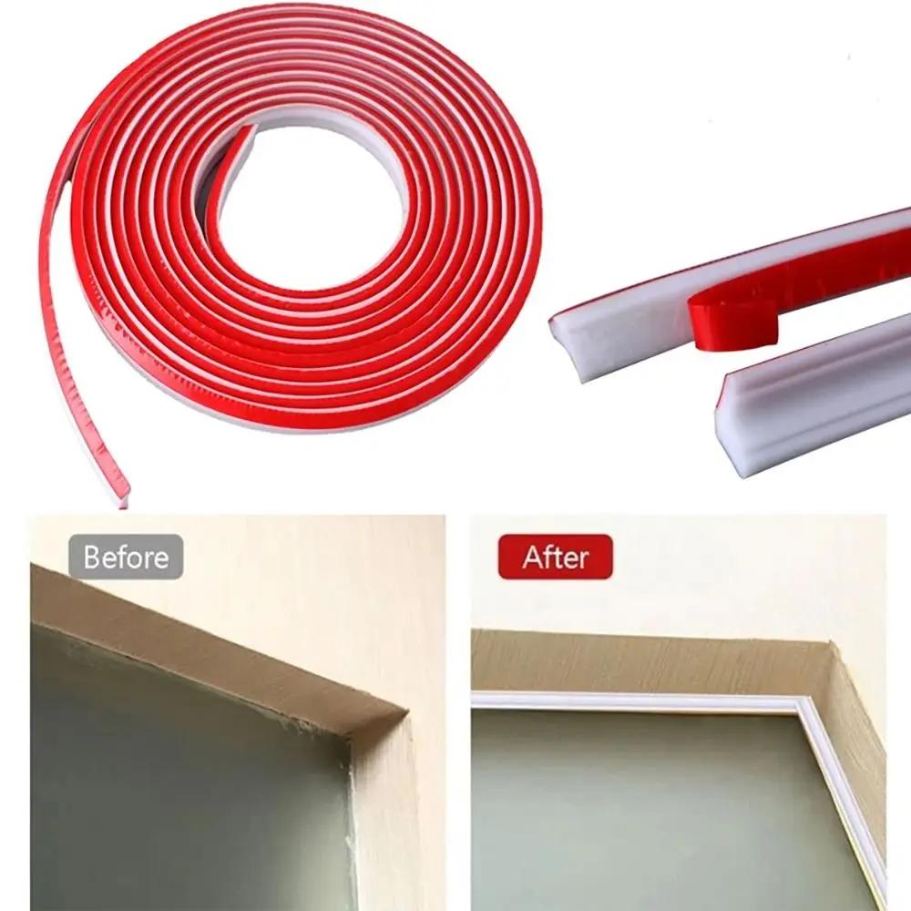 Soft Line Ceiling Strip Self Adhesive DIY Decorative Strip TPE Wall Corner Beauty Seam Kitchen Bathroom Window