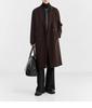 Men's Long Wool/Down Lapel Winter Coat