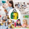 CHI ETA PHI Sorority Nurse 1932 Insulated Lunch Bags for Green and Yellow Resuable Cooler Thermal Bento Box Work School Travel