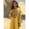 Middle East Dubai Style Women Clothes Long Sleeve Robe Embroidery Rope Embroidery Middle East Dress Dress 2025 Big Size