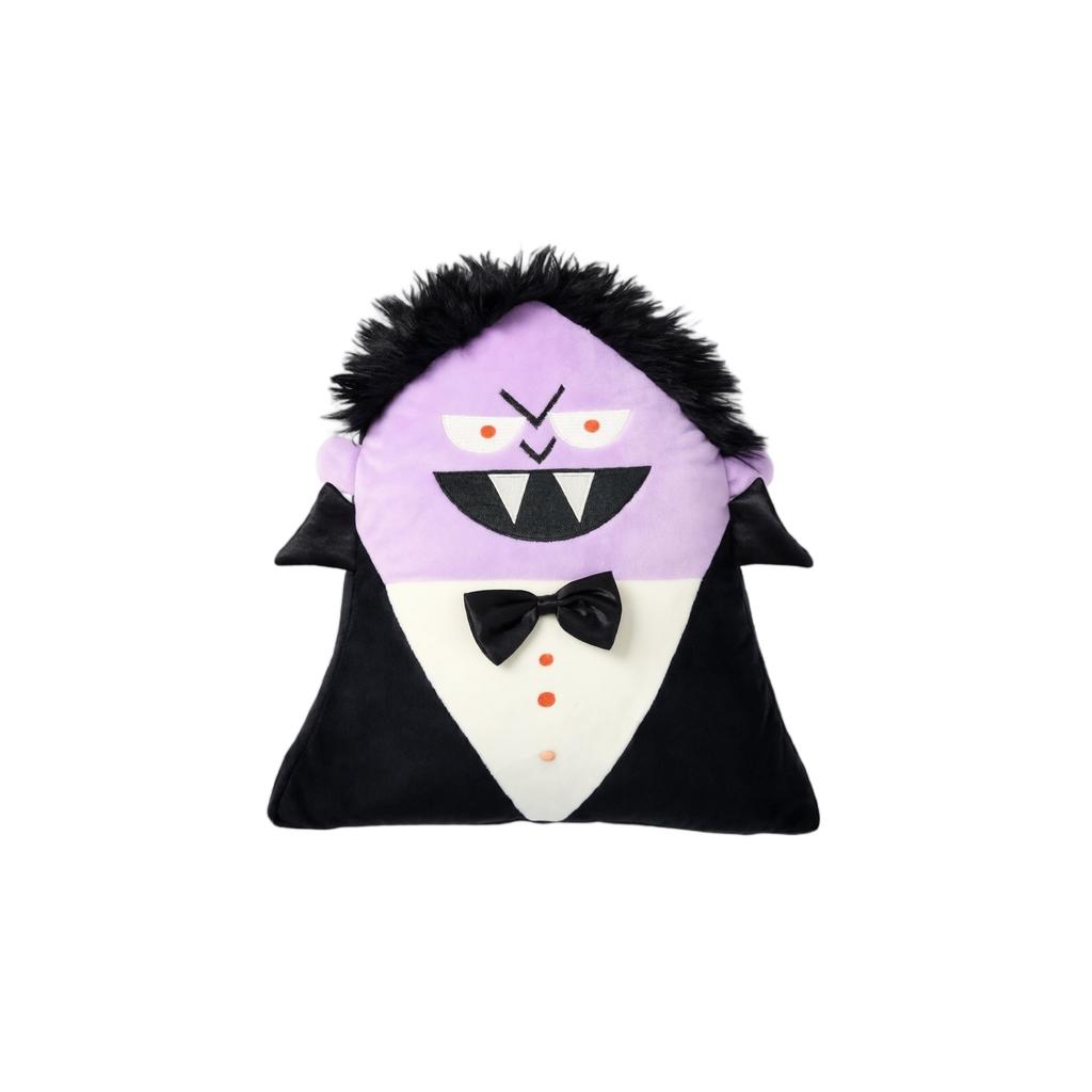 Halloween Vampire Plush Pillow Creative Decorative Throw Cushion Soft Stuffed Toy for Home Sofa Bedroom Halloween Party Decoration