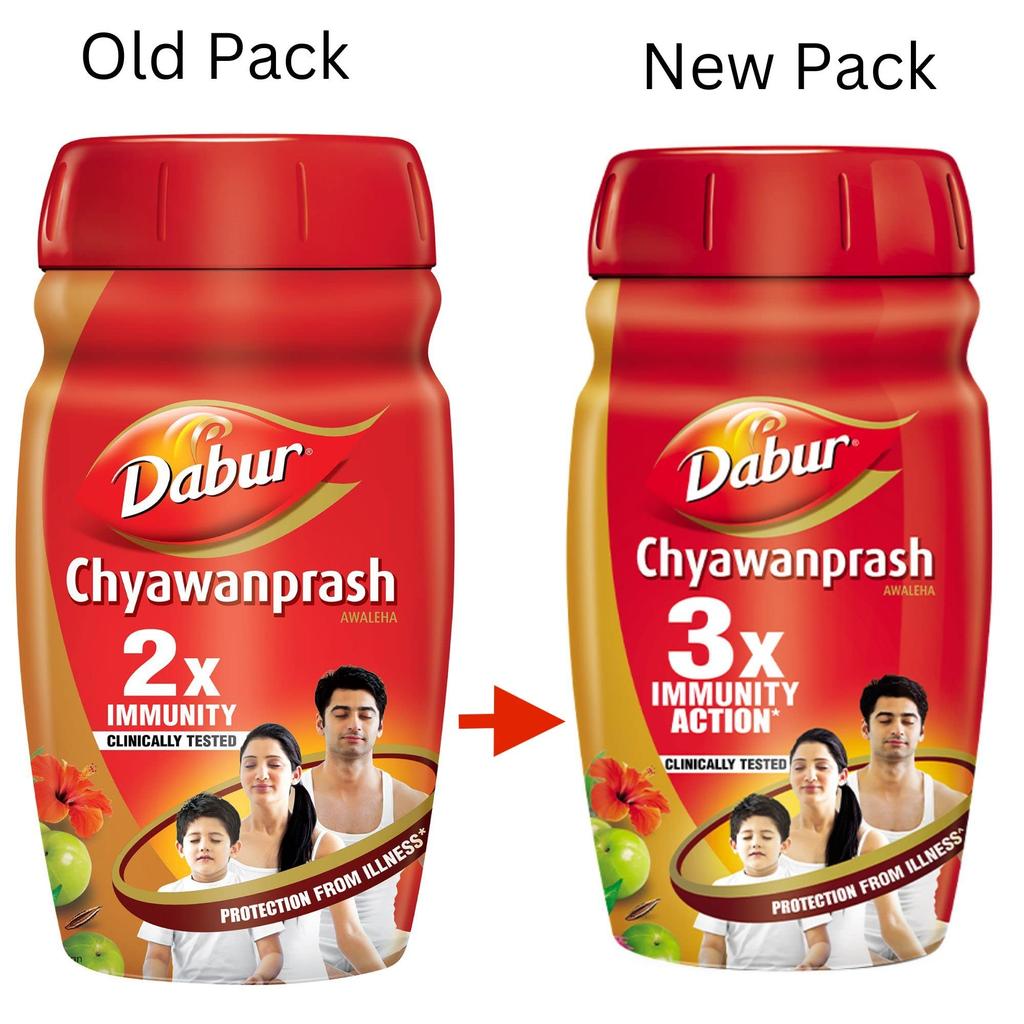 Dabur Chyawanprash - 950g | 3X Immunity Action | With 40+ Ayurvedic Herbs | Helps Build Strength & Stamina | Builds Overall Health | Ayurvedic Heal
