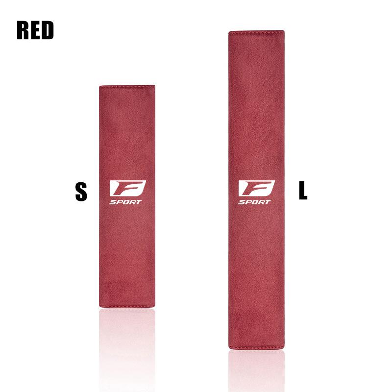 Luxury Suede Car Seat Belt Shoulder Cover Protector Pad For Lexus F-SPORT ES RX NX LS UX LM LX GX LC RZ IS CT GS RC HS SC TX LBX