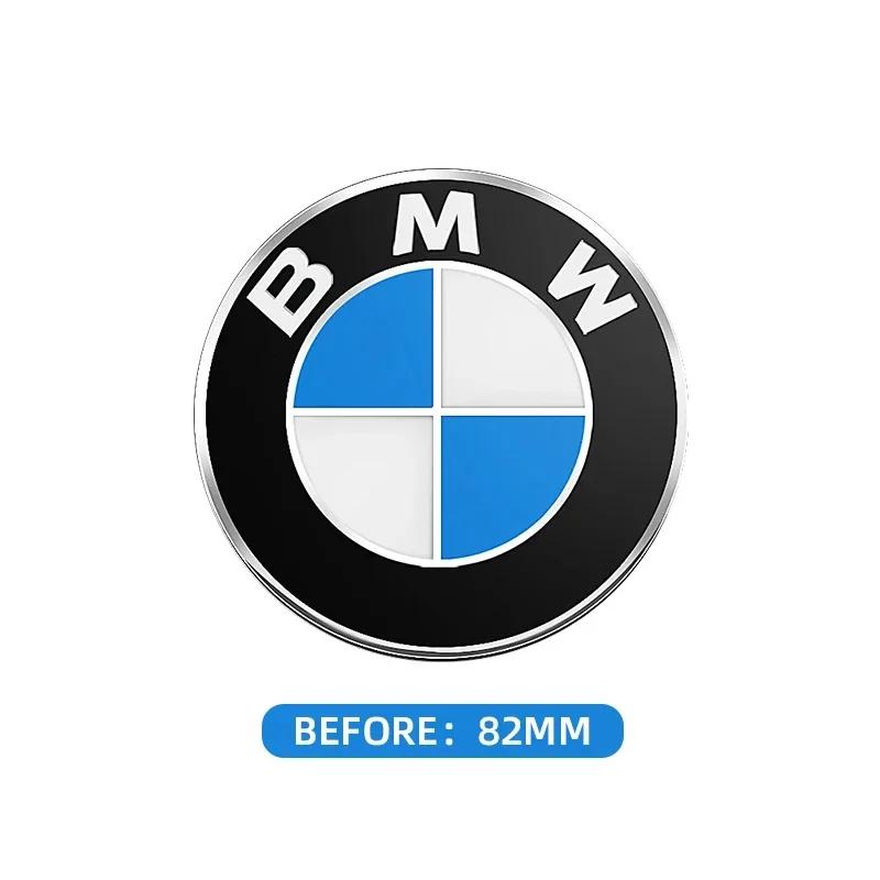 74mm 82mm Car Front Hood Emblem Logo Rear Trunk Badge For BMW E30 E38 E39 E46 E60 E61 E90 X1 X3 X4 X5 X6 E70 E83 X5 F10 F30 F32