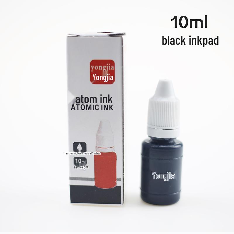 Tampone Inchiostro Rosso a Essiccazione Rapida in Scatola di Ferro per Artigianato con Timbri - Disponibile in Formati Grande, Medio, Piccolo