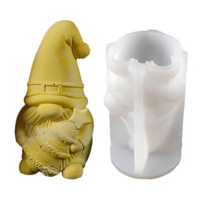 Gnomform | Zwerg Kerzenherstellungsform | Valentinstag Kerzenform zum Kerzenherstellen 3D Silikonform für Harz Gips