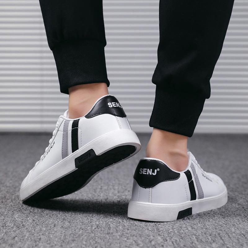 Fashion New Men's Luxury Sneakers Platform Summer Leather Breathable Casual Shoes Lace High Quality Fashion Board Shoes Hot Selling
