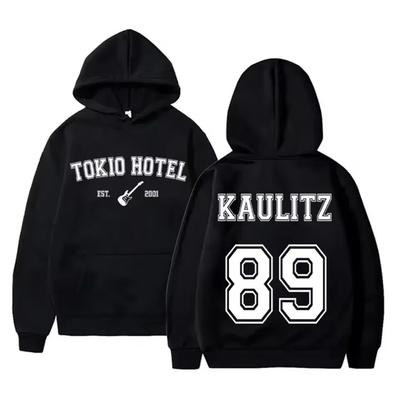 German Rock Band Tokyo Hotel Kaulitz 89 Back Printed Hoodie for Men and Women Retro Oversized Sports Shirt for Men and Women Got