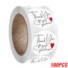 100-500pcs Round Thank You Stickers for Envelope Seal Labels Gift Packaging decor Birthday Party Scrapbooking Stationery Sticker