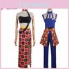 Jojo's Bizarre Adventure Cosplay Costume Elastic Breathable High Quality For Halloween Comic Con Role Play