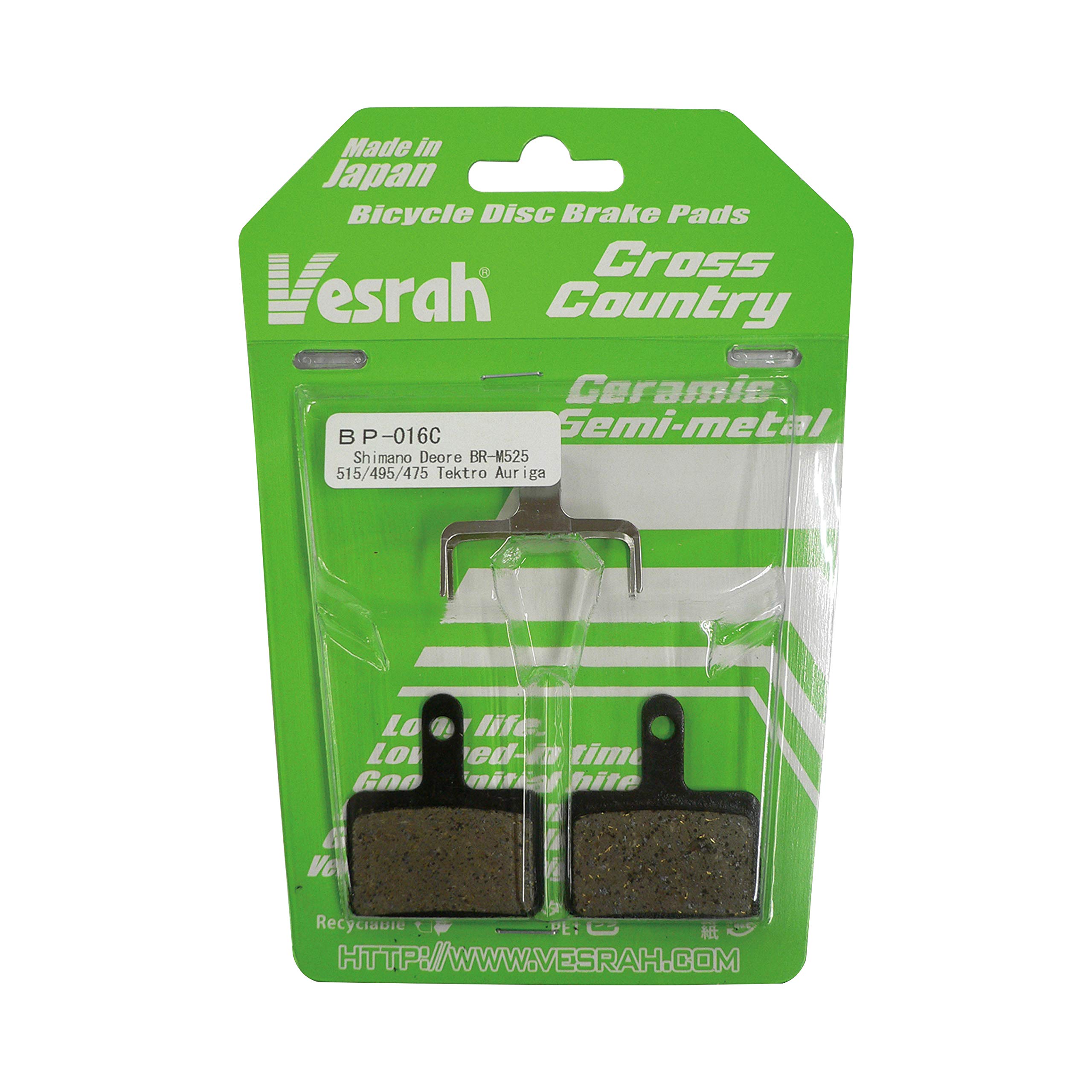 

Тормозные колодки Vesrah [Кросс-кантри] BP-016C