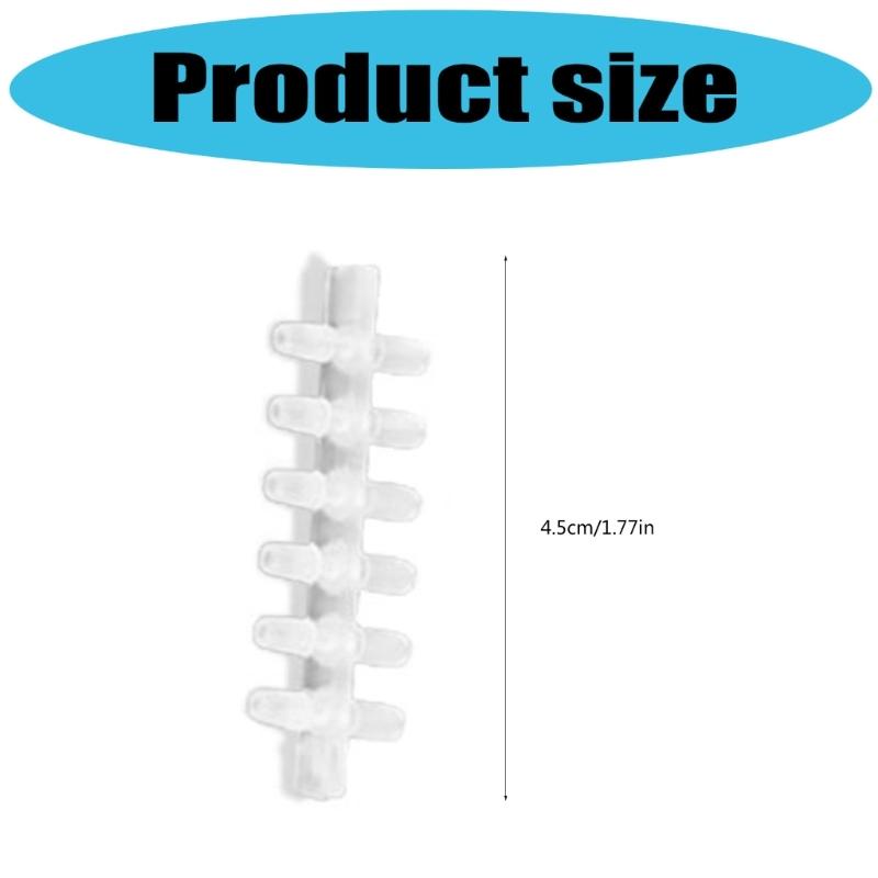 Pack of 10 Continuous Ink System Tubing Adapters CISS Pipeline Hose Ink Tube Connectors for Office Printers