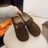 Customized winter cloth shoes women's fleece thickened warm beanie shoes fashionable fluffy shoes