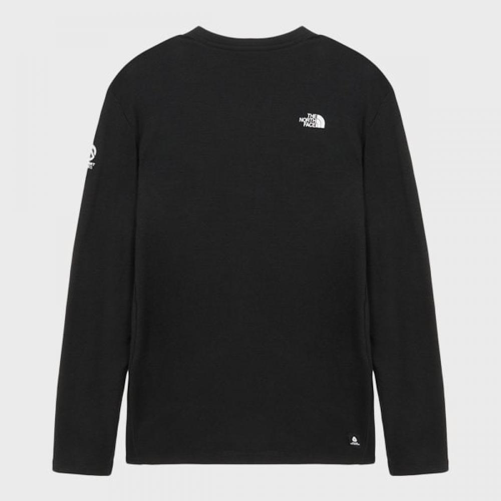The North Face Men S Otill baSe Long Sleeve Round Tee Black Nt7tr97a