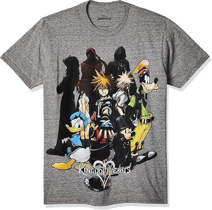 

Disney Kingdom Hearts Mens Mickey Mouse, Donald Duck, Game Shirt NWT Medium 4XL