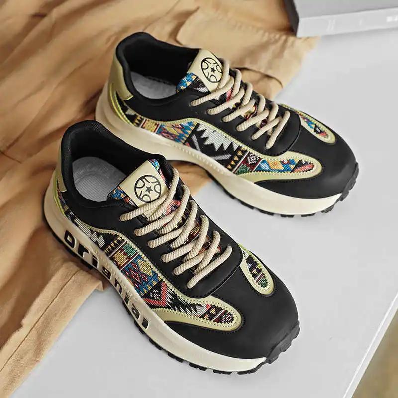 Fashion Number 44 39-47 D Boots Flats Men's Shoes Luxury Original White Men's Sneakers Sport Industrial Sewing Pas Cher Teniz