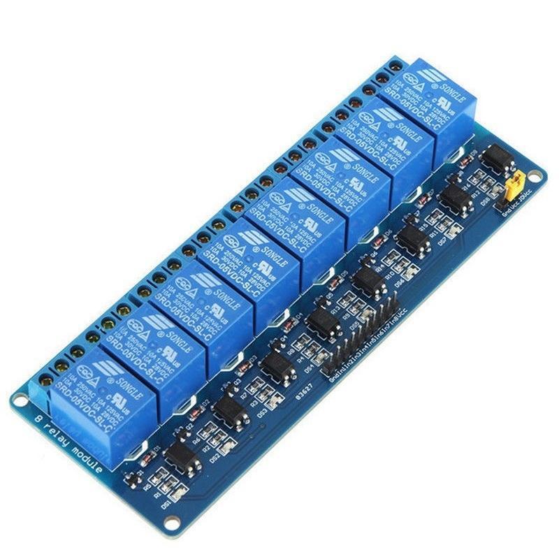 8-Channel 5V Relay Shield Module Board Optocoupler Module