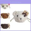 Adorable Plush Teddy Bear Crossbody Shoulder Bag For Girls With Cute Cartoon Design