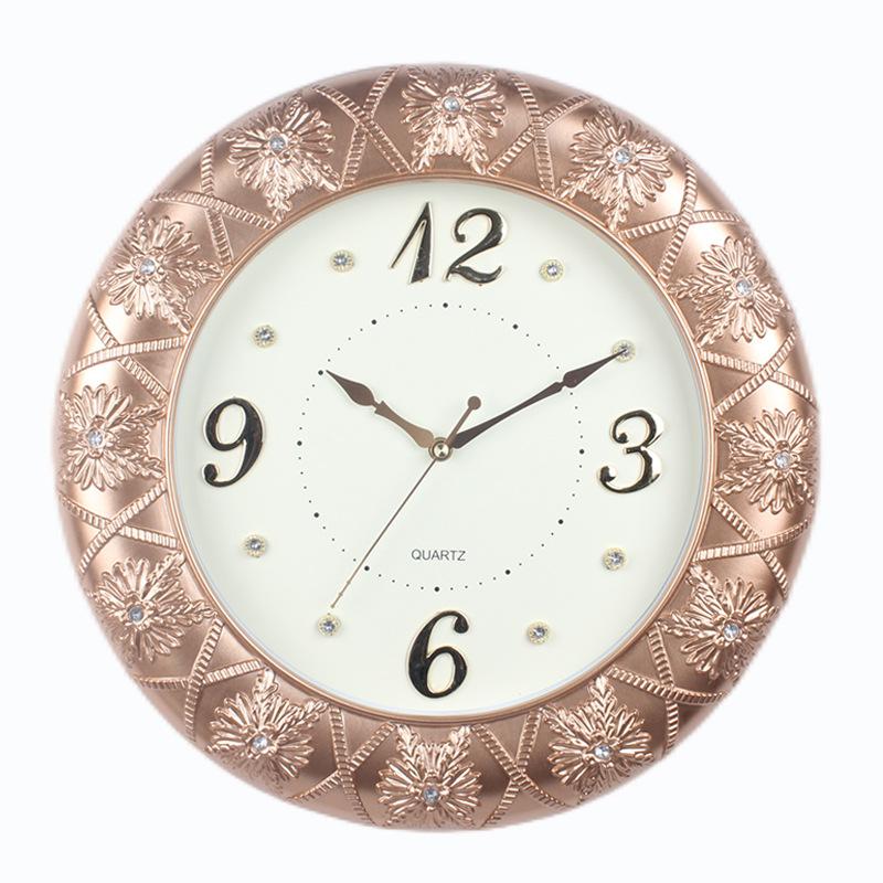 Living Room Wall Clock Creative Clock Round Creative Clock Home Decoration Silent Wall Clock