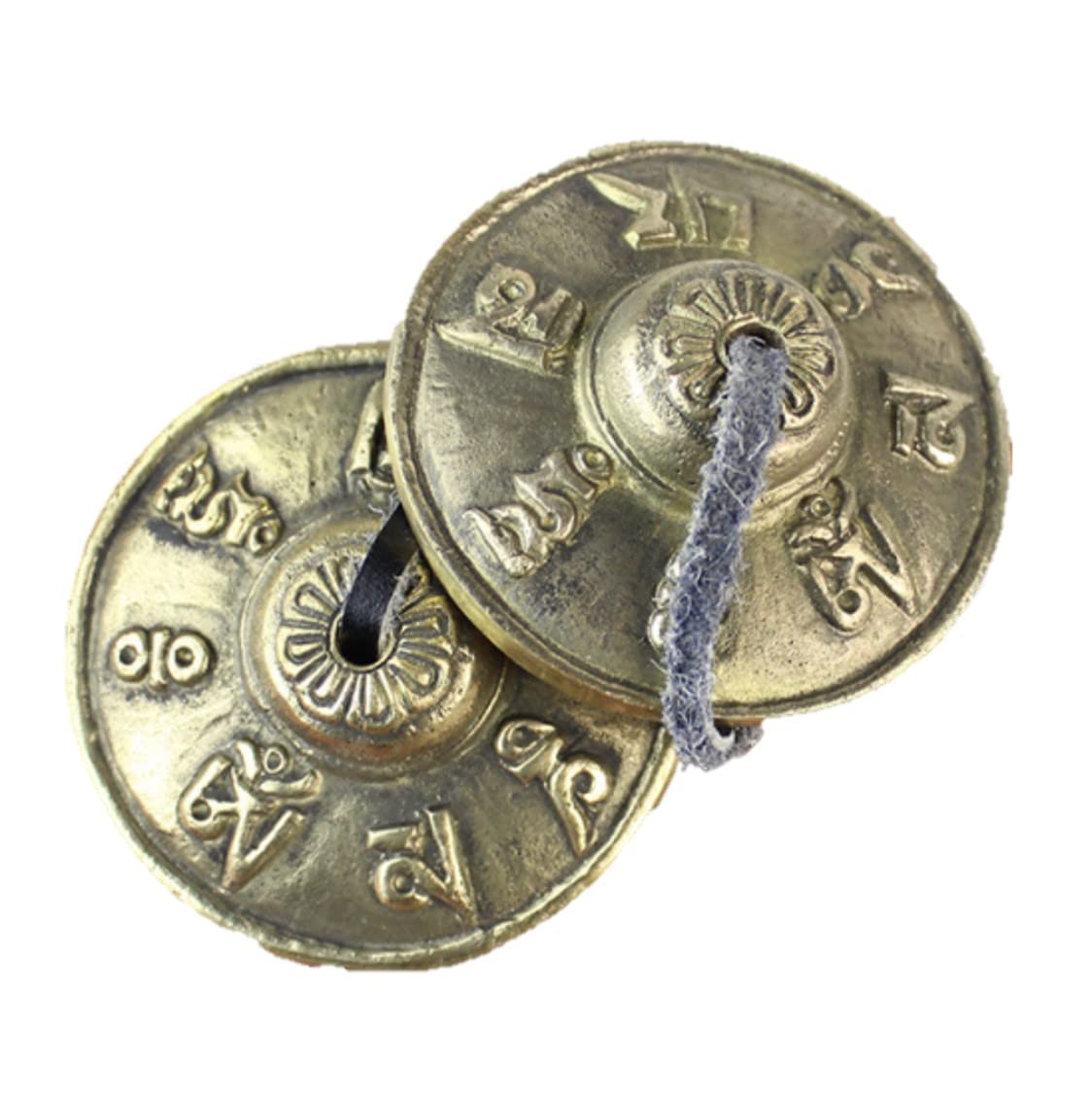 

ST TS Tibetan Bell, Yoga, Meditation, Tingsha Bell, Tibetan Bell, Tibetan Cymbal, Percussion Instrument, Feng Shui, Tingsha (01 Six-Syllable Mantra)