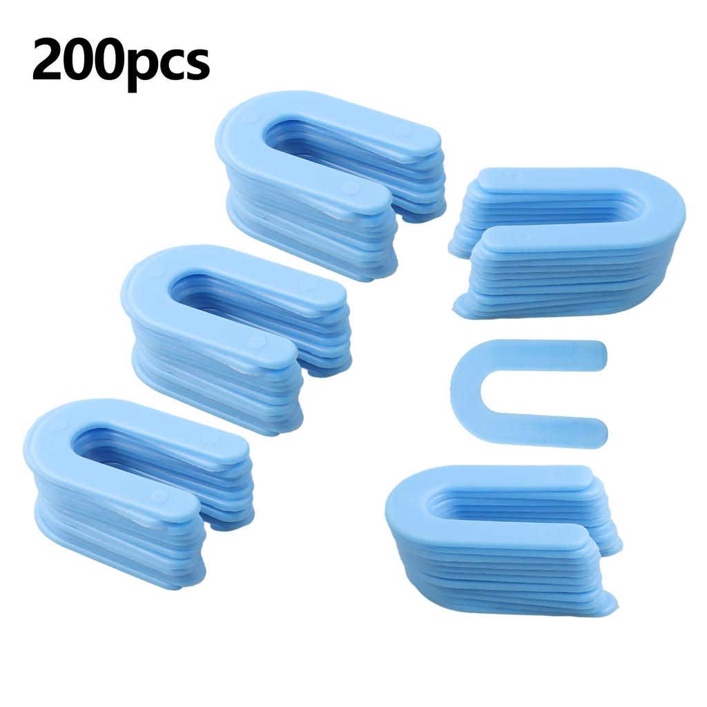 200 Stück Hufeisenkeile Fliesenabstandshalter U-förmige Keile Clips Hufeisen Hufeisenkeile Positionierungskeile Abstandshalter Fliese