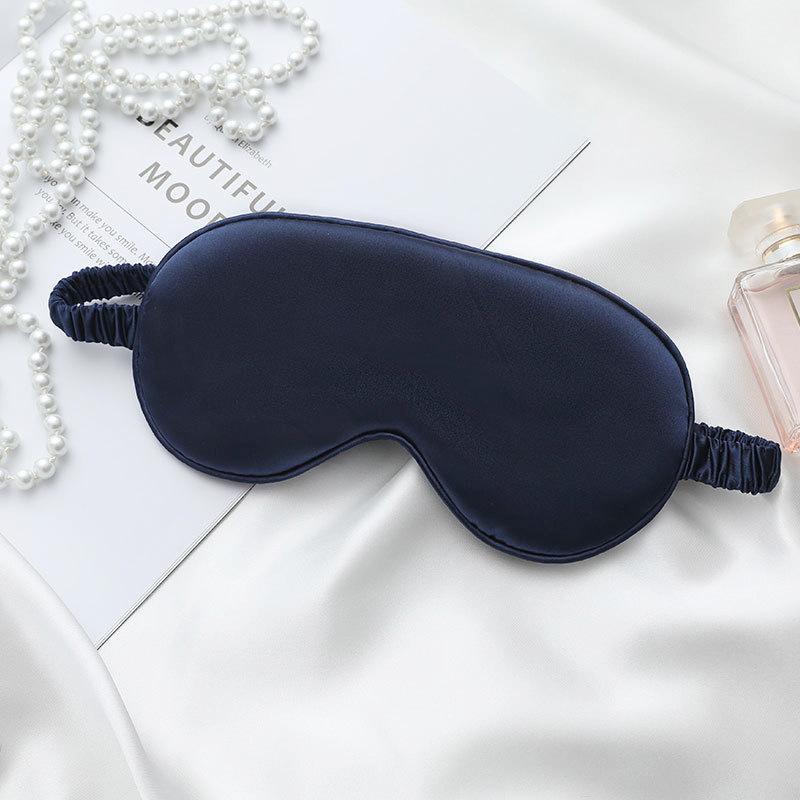 Double Sided Silk Eye Mask for Men Women Light Blocking Breathable for Travel Home Sleep Nap Rest