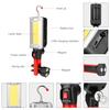 Portable LED Work Hook Camping Lamp Light Magnet Rechargeable Flashlight Torch