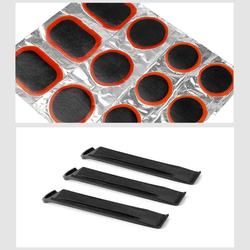 Portable Bicycles Tire Repair Kits Rubber Bike Tube Patches Bike Tube Puncture Patches Kits Cycling Repair Tool